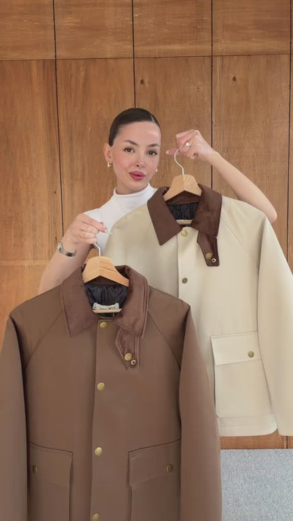Barbour Kapitone Dolgulu Ceket HAKİ